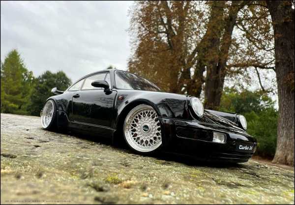 1:18 PORSCHE 911 964 Turbo 3.6 "BadBoys1" - Modell-Tuning BBS RS